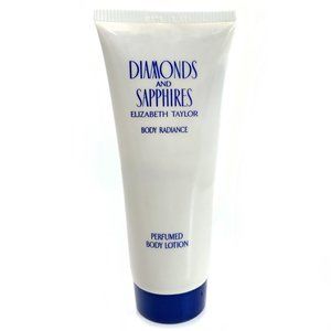 ELIZABETH TAYLOR Diamonds & Sapphires Body Radiance Perfumed Body Lotion - NEW